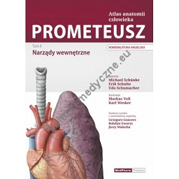 PROMETEUSZ  Atlas Anatomii Człowieka Tom II  Narządy wewnętrzne Nomenklatura angielska