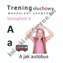 Książeczka-harmonijka "Samogłoski 1". Trening słuchowy Magdaleny Krawczun